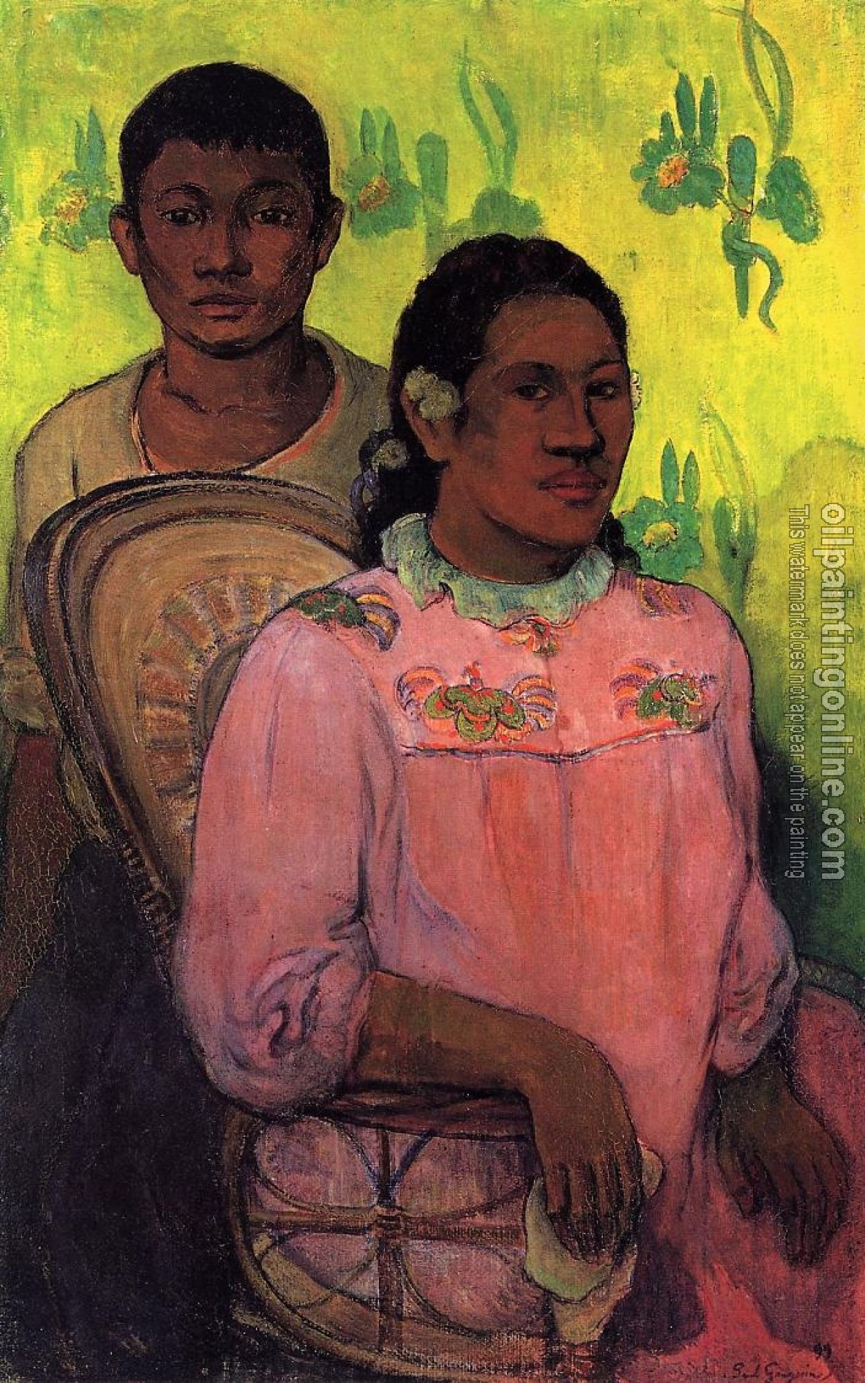 Gauguin, Paul - Tahitian Woman and Boy